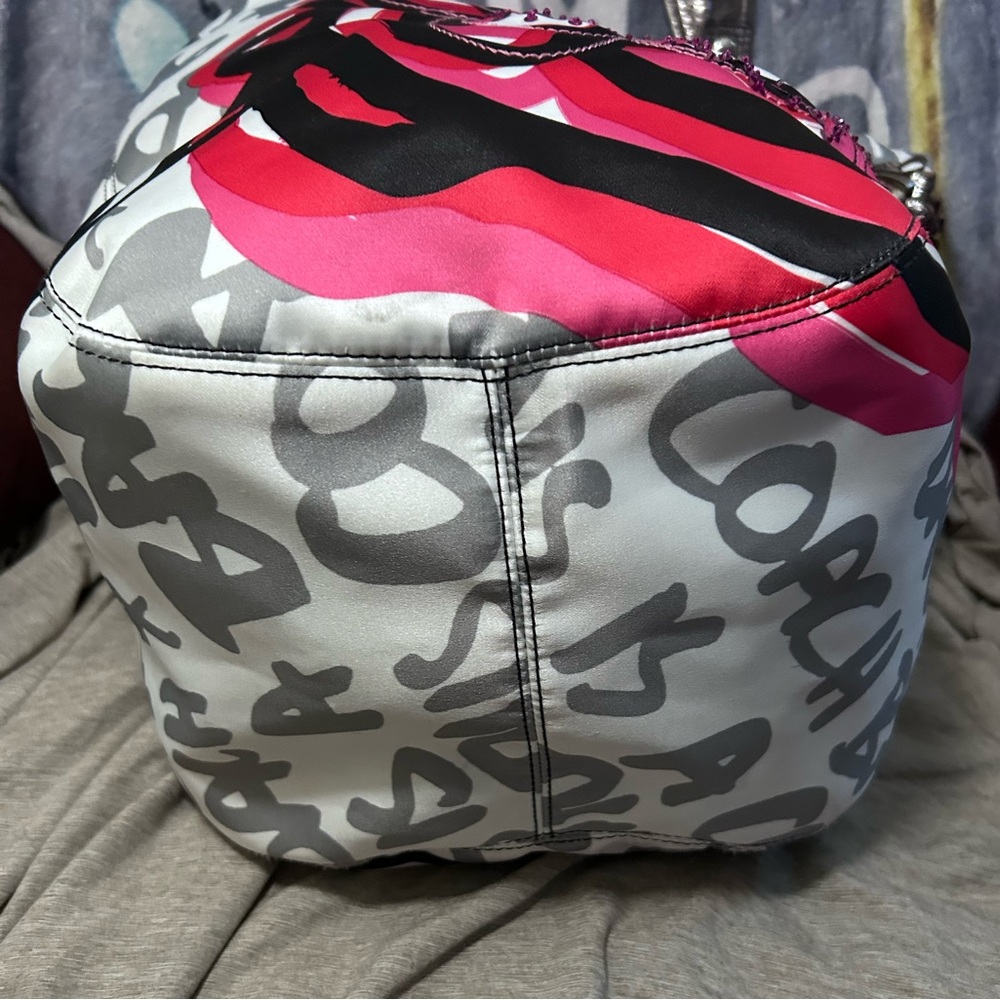 RARE! Limited Edition XL Coach Poppy Graffiti Floral Bella Tote - Picture 6 of 11